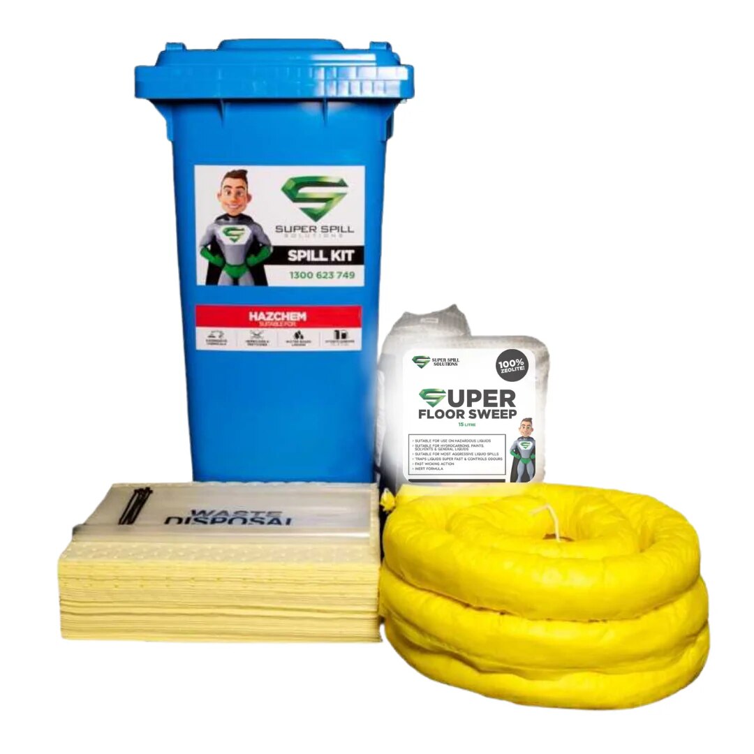 Spill Kit Hazchem 240 Litre Economy (150L capacity) Blue