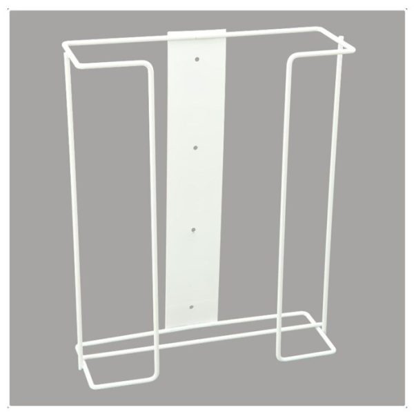 Triple Wire Glove Dispenser Wall Bracket White