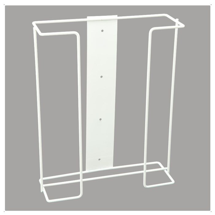 Triple Wire Glove Dispenser Wall Bracket White