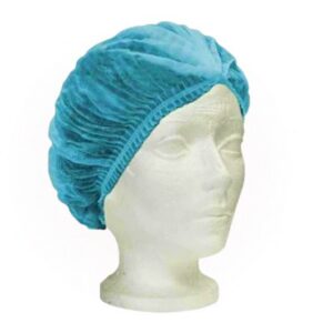 10bf8941a6917dc87986b33e529522b8245238914fac7e986ae68c600425a0e0 Hairnet - Bouffant Cap Blue 24" 1000/CTN