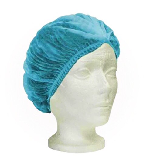Hairnet - Bouffant Cap Blue 24" 1000/CTN