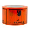 194fd13a05974c4f76a12c91f5cebcc584b2afd6dd7382fe47c8db78ee4d5eeb Label - PVC-FRAGILE Black on Fluro Orange 75mmx100mmx50m 500/rl 24rl/ctn