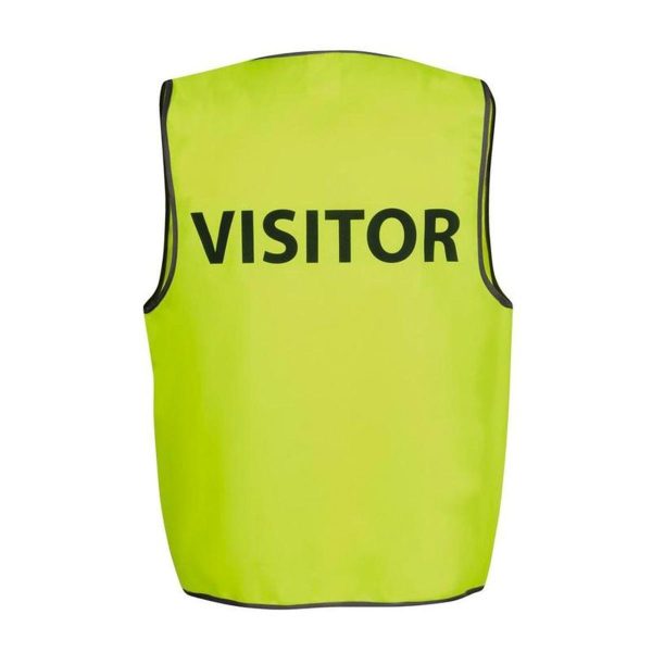 Safety Vest Velcro Day/Night Yellow STAFF - Large