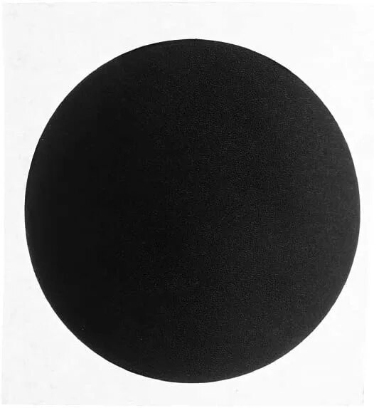 Label - Circle 80mm Ptd black on white 76mm Core 1500/rl