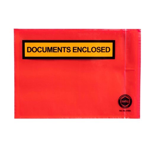 22b527ea6d7afbf6d97c527782891aeafe60fabbd6fb448622a3f8f24ceadaf7 Envelope - Document Enclosed Red Backed 150x200mm 1000/box
