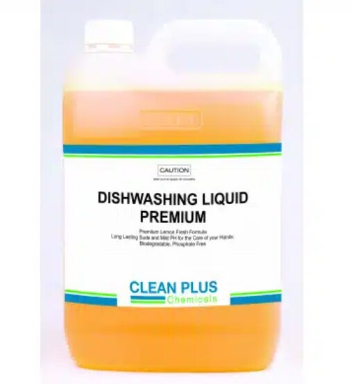 Dishwashing Liquid 5 Litre Premium A Grade Lemon