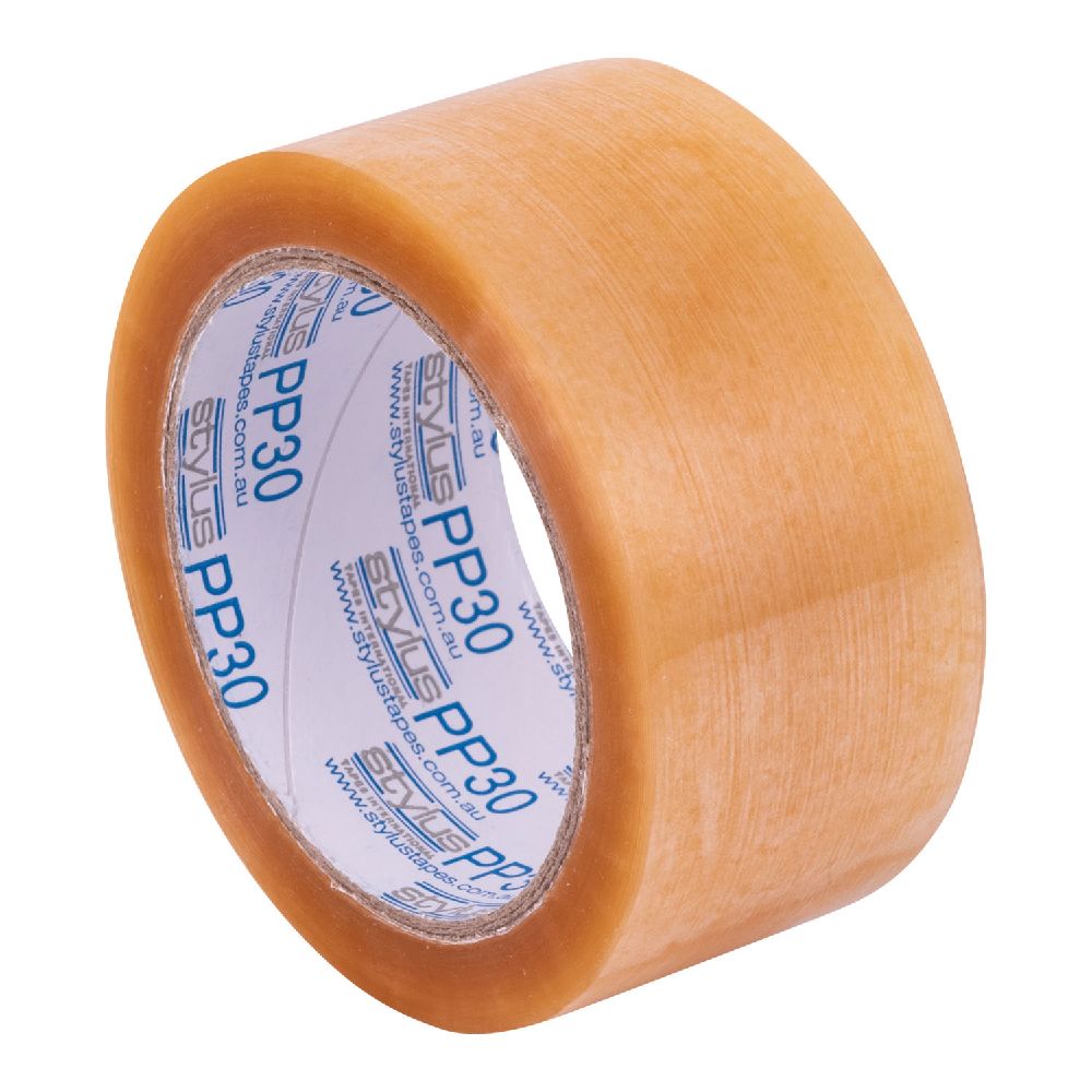 376ea92e0d2e833c6bad1d2abfa7bf0651270dd059750dcb268fd9bde3ed8f95 PP30 Natural Rubber Tape 48mmx75m 36rl/ctn
