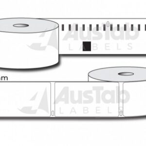 Direct Thermal Label White Matt Perm 54mmx101mm 25mm Core  220 labels/rl 8rl/box