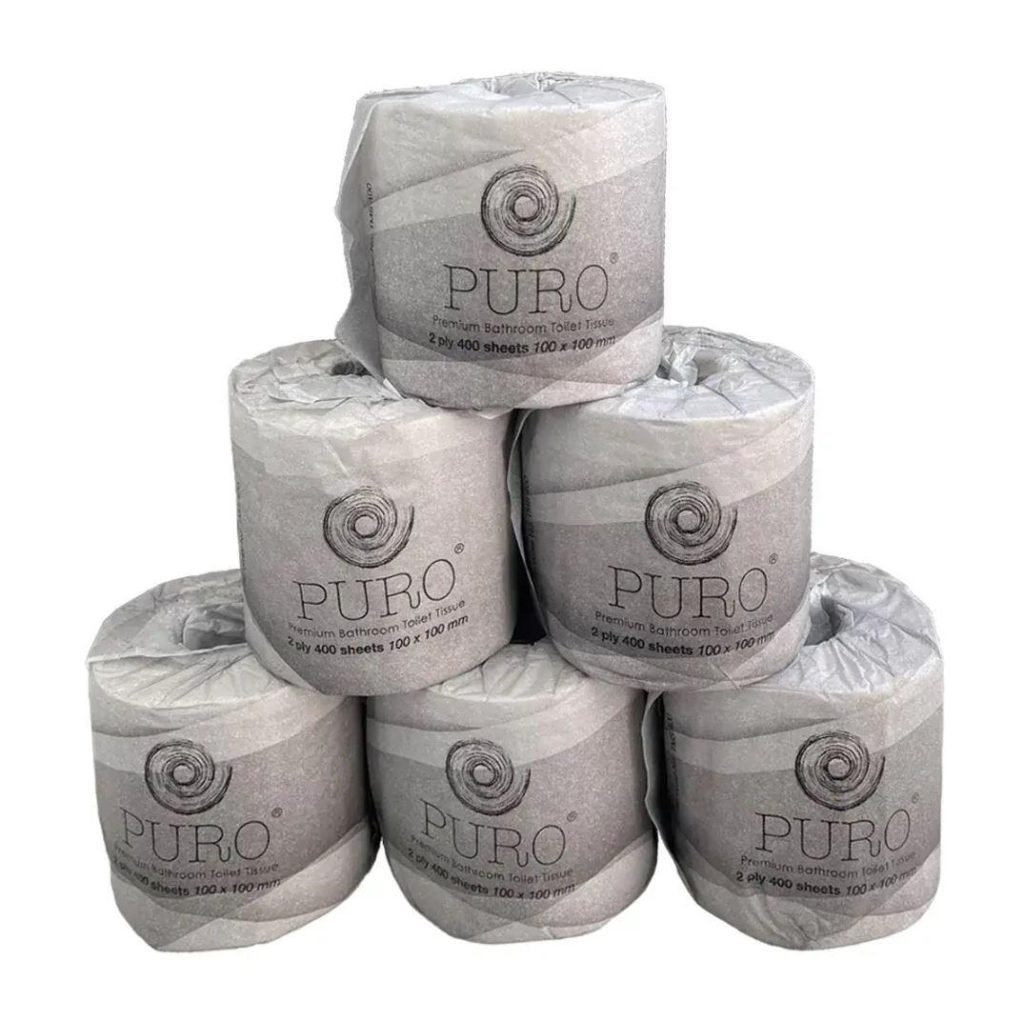 Toilet Roll - TMS400 Puro Premium 2ply 400sht/rl 48rl/ctn 40ctn/plt