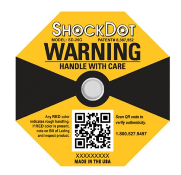 ShockDot Label 25G Yellow