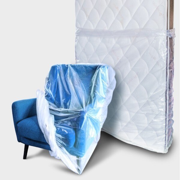 Polybag LD 600+400mmx1300mmx50um 100/ctn Individually Folded Bag: Dining Chair
