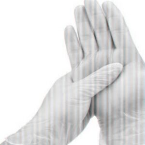 47525f9f66fd5dfc36aa42b5b646da1b43c623b7ecaacc00869f39cc06ba1c8c Low Powder CLEAR Vinyl Glove - Medium