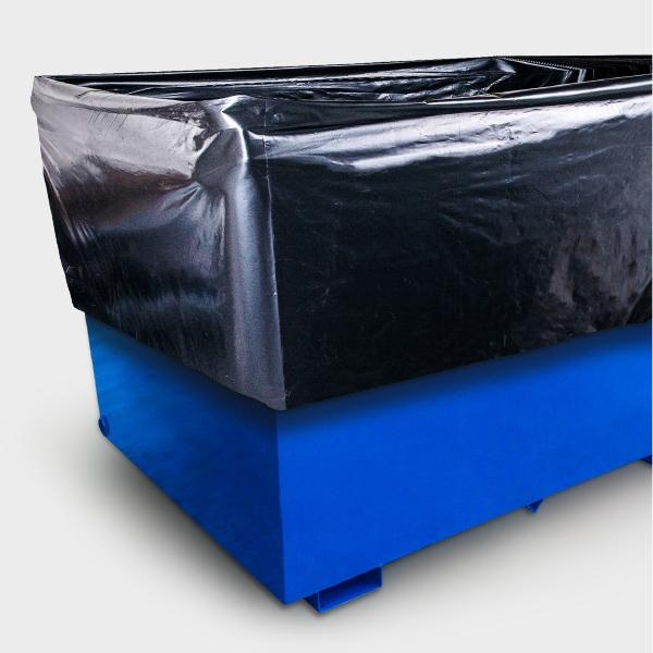 Bin Liner Black 1850+950x2100mmx80um 1.5m³ 20/CTN