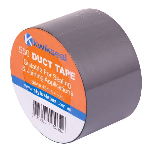 Kwikseal Silver Duct Tape 48mm x 30m - 48rl/ctn