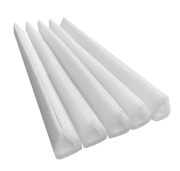 5628e603339a566267e51bf323826153be88c43da92cc6ac8ba25738d6117f9d EPE Foam Edge Protector 20mm x 70mm x 13mm x 2M 50/Bag
