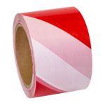 Barricade Safety Tape 72mmx100m Red/White (Non adhesive) 24rl/ctn