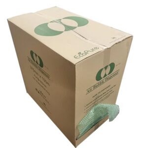 6c53a21d9d1d6274f2d746571da2a5a5d33f3aa2db21531581b914c454e9e516 P10RLE Bubble Wrap EcoPure Dispenser Box 375mmx100m perf 500mm Green