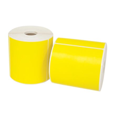 Direct Thermal Label TC Solid 100x300 YELLOW 200/roll