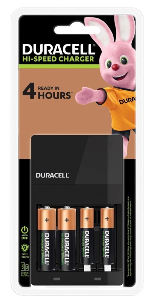 BATTERY CHARGER DURACELL VALUE CEF14 4/pack