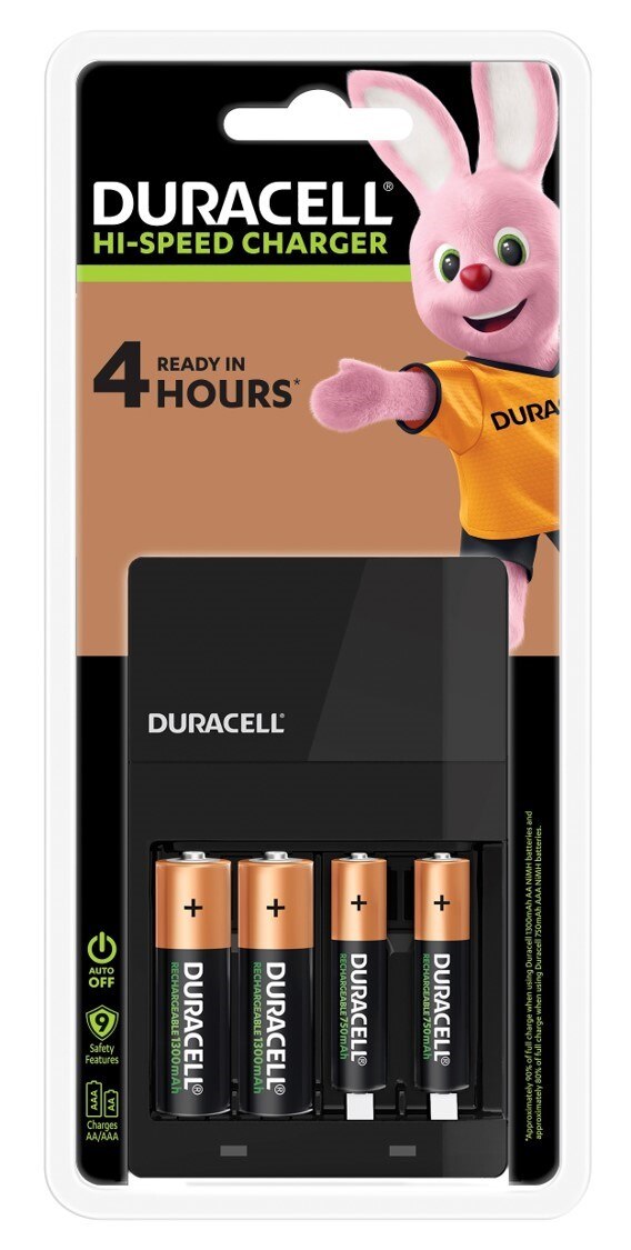 BATTERY CHARGER DURACELL VALUE CEF14 4/pack