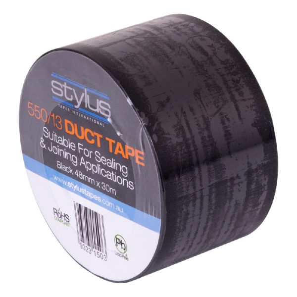550/13 Premium Duct Tape Black 48mmx30m 60rl/ctn