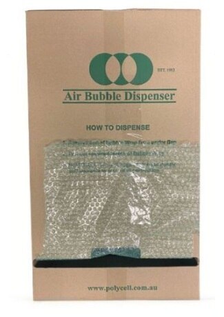 P10RE Bubble Wrap EcoPure Dispenser Box 375mmx50m perf 500mm Green