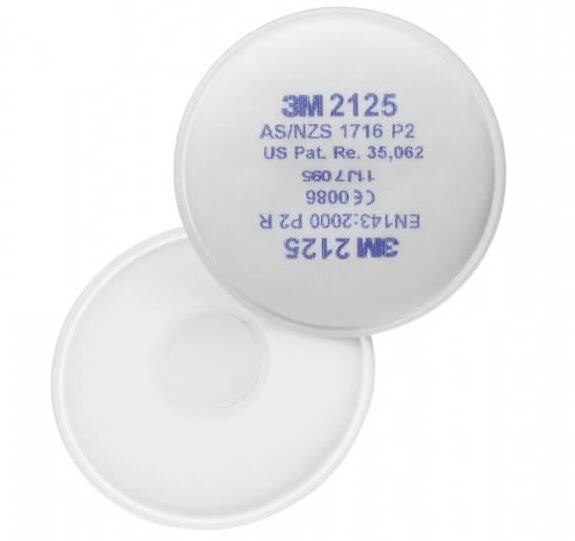 3M 2125 Particulate Disc Filters 1pair/pack 10packs/case