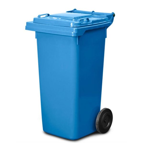 Garbage Wheelie Bin 240 Litre Blue  Food Grade Plastic