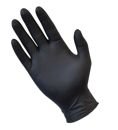 Black Disposable Nitrile Glove Powder Free – Medium