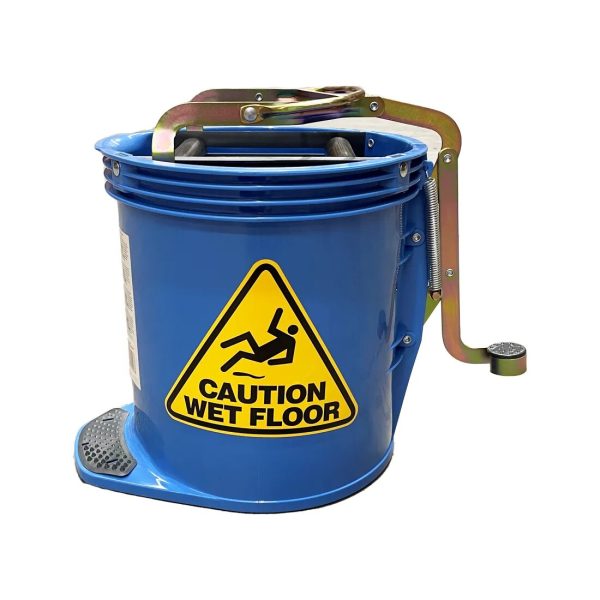 Mop Bucket 16 Litre OATES with wheels - Blue