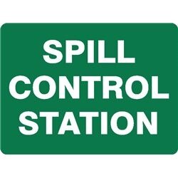 9fa8973b4d4be6b514b9dcc0127467462ce7474423bd60f58b91f7e18808d39d Metal Sign 450mmx300mm SPILL CONTROL STATION
