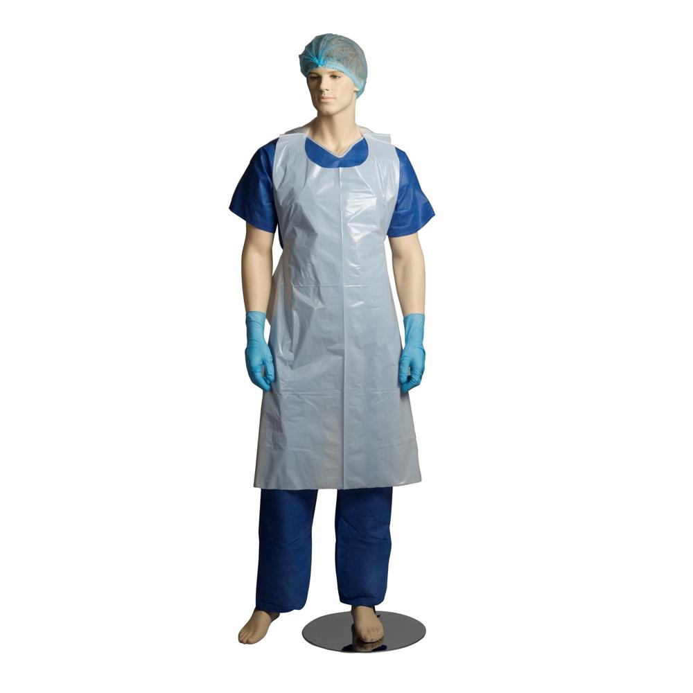 Apron Blue Polyethylene 1250mm Tear Off 500/CTN