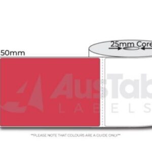 aa34e830bf32e6111e71f32032da81102f73c03d162fd614b687c724f11b4074 Thermal Direct Label Red 102mmx150mm 500/Roll 25mm core 8rl/box