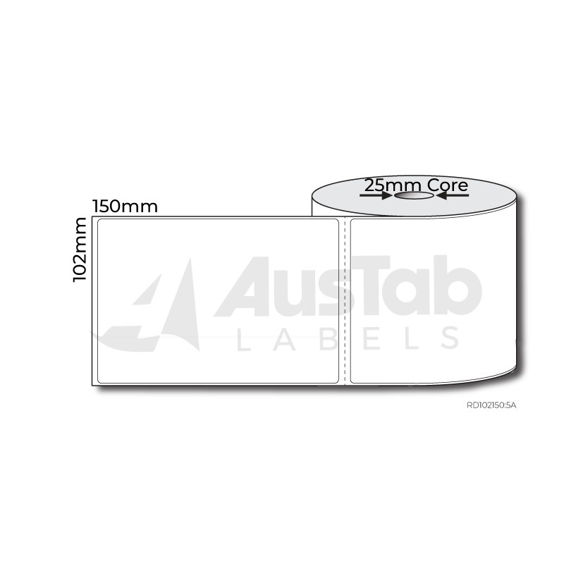 aa68f5d945d9bf88bbd5de6d70dcfc1f06aa6dd928528545f96e80a57c875d32 Direct Thermal Label 102mmx150mm 25mm core 500/rl