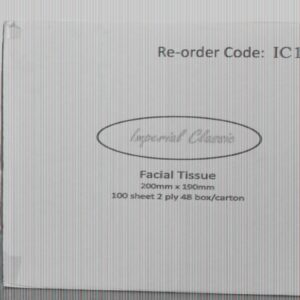 Facial Tissue 100 sheets/box 48/ctn 40ctn/plt