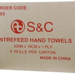 be6254e9ea555124b16493fc8d83cc946c91b7763fb937f0539355599e10ac0c Hand Towel - Centrefeed 19mmx300m 6rl/ctn