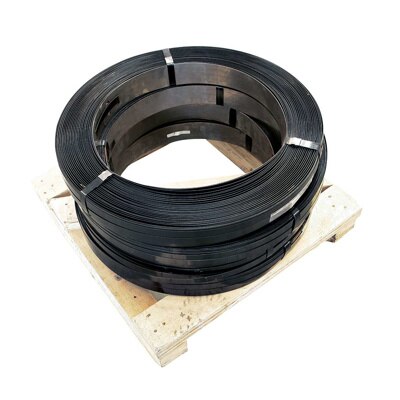 Steel Strapping Rope Wound Premium Black 19mm x 0.63mm 45kg/coil