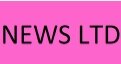 Fluro PINK Label NEWS LTD rectangle 150 x 200mm Extra permanent 76mm core 500/roll