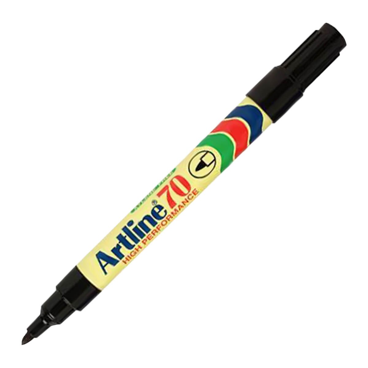 Black Artline 70 Permanent Marker 1.5mm 12/box