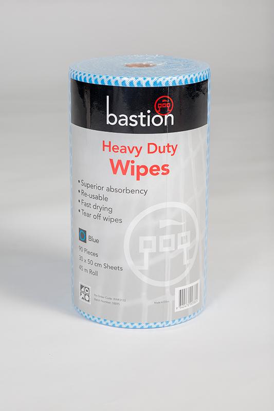 Wipes Heavy Duty  30x50cmx45m Green 4rl/ctn