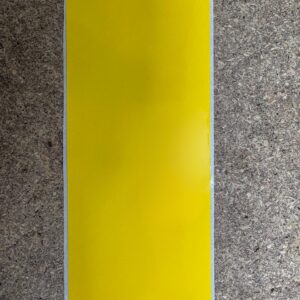 Label 60x150mm Black on Yellow pp with consecutive Bar Codes