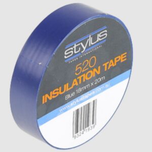 520 Electrical Insulation Tape BLUE 18mmx20m 120rl/ctn