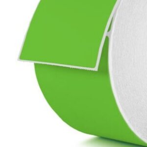 Label 60x150mm GREEN PANTONE 375C 38mm Core