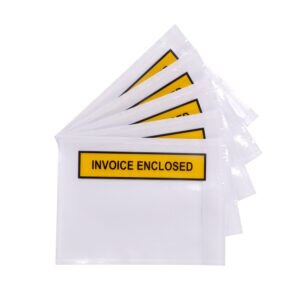 eb59a9a16726371152187c92c0bdd797a7669320aff289a5db5fd0b2b1d8e677 Envelope - Packing Slip / Invoice Enclosed White Backed 150x115mm 1000/ctn