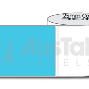 ee8c9226e8216c5c1ebf2b4f5dac21ba4684f2572c2dfa66095594930a8caf6b Thermal Direct Label Blue 102mmx150mm 500/Roll 25mm core 8rl/box