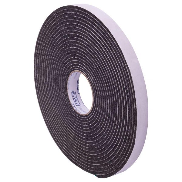 3209/9.5 Black Soft Density PVC 24mmx9.1m  9.50mm(thick) 10rl/ctn
