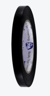 824 Strapping Tape Black 12mmx66m 72rl/ctn *CUTLINE