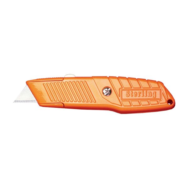fc961d871fa149f40065024d6e74da0fa162c5147e17daea48963bba4a08a3d4 ORANGE Safety Ultra-Grip Self Retracting Knife 6/box 120/ctn *blades sold separately